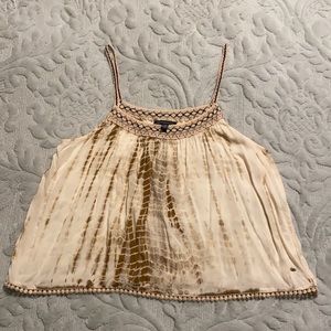 2/$15  American Eagle Tie Dye Flowy Crop Tank Top